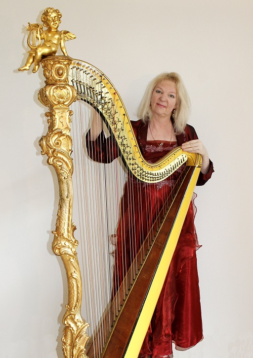 The harp with the angel Regina Ederveen